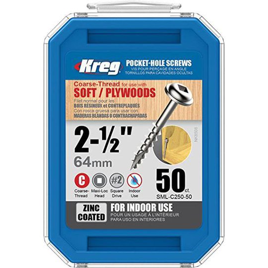Kreg SML-C250-50 Skruv 64 mm 50-pack