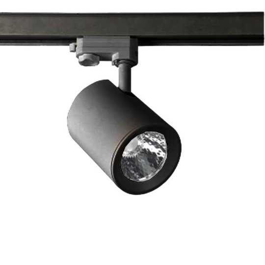 Easyform Piston M Spotlight 20 W, 3000 K svart