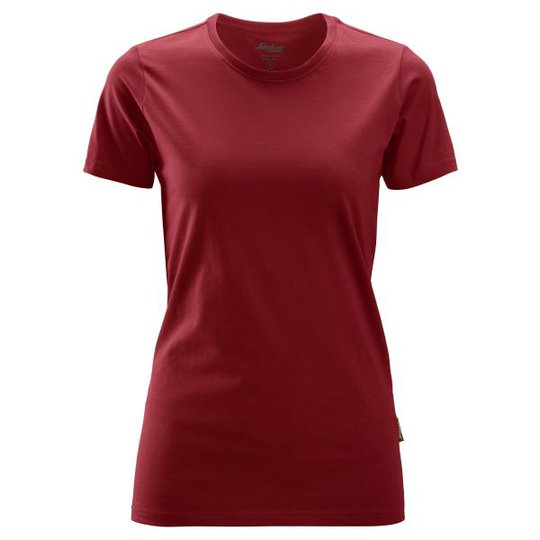 Snickers 2516 T-shirt röd XS