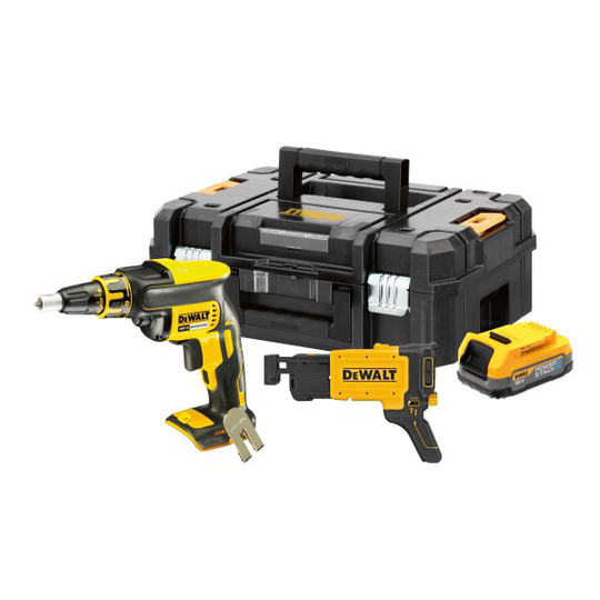 Dewalt DCF620E1K-XJ Gipsskruvdragare med batteri, utan laddare