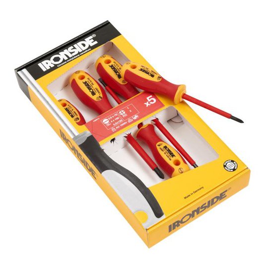 Ironside 120511 Skruvmejselsats VDE 1000V, 5 delar