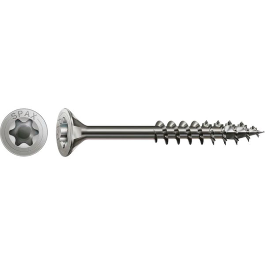 SPAX 1197000400253 Träskruv 4 mm, TFT, A2, ETA-12/0114 4,0 x 25 mm, 200-pack