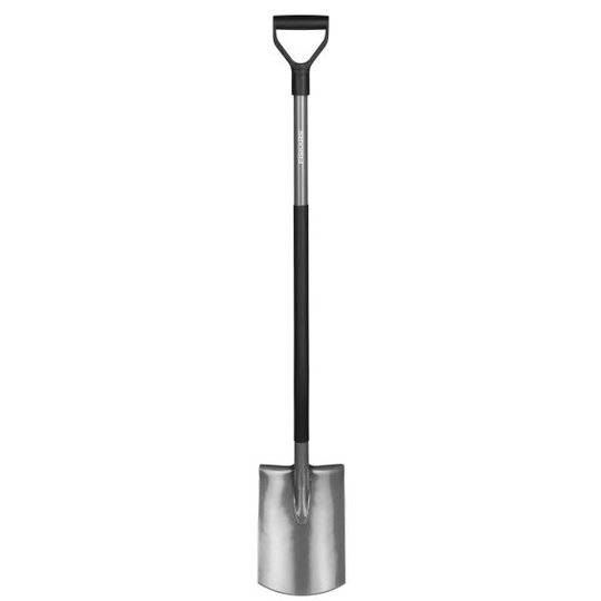 Fiskars Ergo Kantspade halvrundad, stål