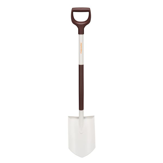Fiskars White 1067519 Spade spetsig, vit
