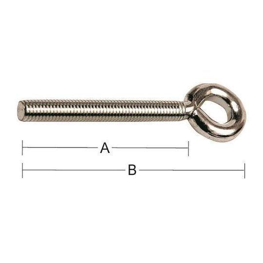 Arvid Nilsson 13510100 Skruvögla 5002 Z M10x100 mm, 50-pack