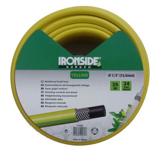 Ironside 500227 Vattenslang 1/2", kryssarmerad 25 m