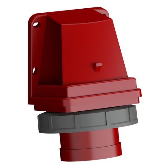 ABB 2CMA102401R1000 Väggintag snabbansluten, vibrationsbeständig Röd, 32 A, 5-polig, IP67