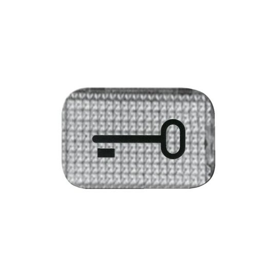 ABB 2145TR Fönster för strömställare, med nyckelsymbol