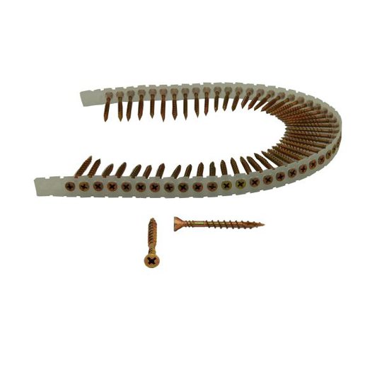 Aerfast 42R35MY Spånskiveskruv RAKBANDAD, GULKROM 1000-pack 4,2 x 35 mm