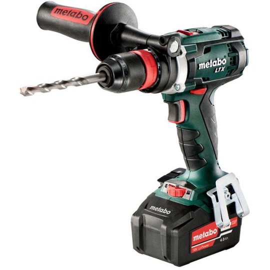 Metabo BS 18 LTX QUICK Borrskruvdragare med 4,0Ah batterier och laddare