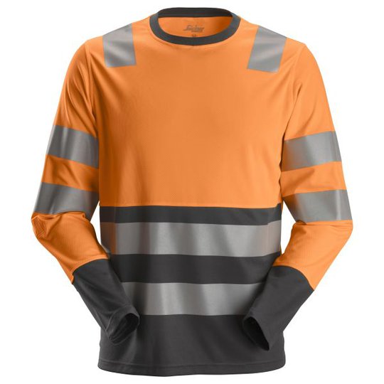 Snickers 2433 AllroundWork Tröja varsel, orange XS