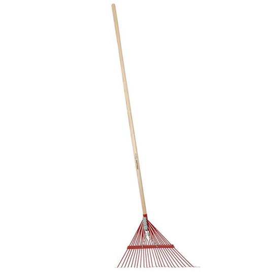 Fiskars 5160 Lövräfsa med 24 pinnar, röd