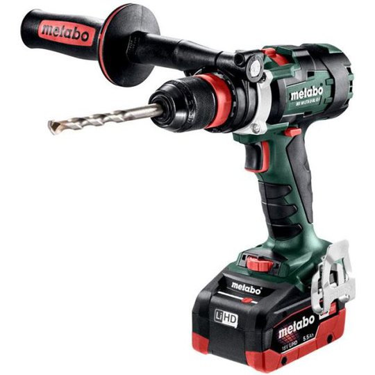 Metabo BS 18 LTX-3 BL Q I Borrskruvdragare med 5,5Ah batterier och laddare