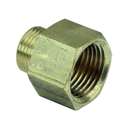 Ezze 3006081062 Metallnippel in- utv gänga G25 x G20, mässing