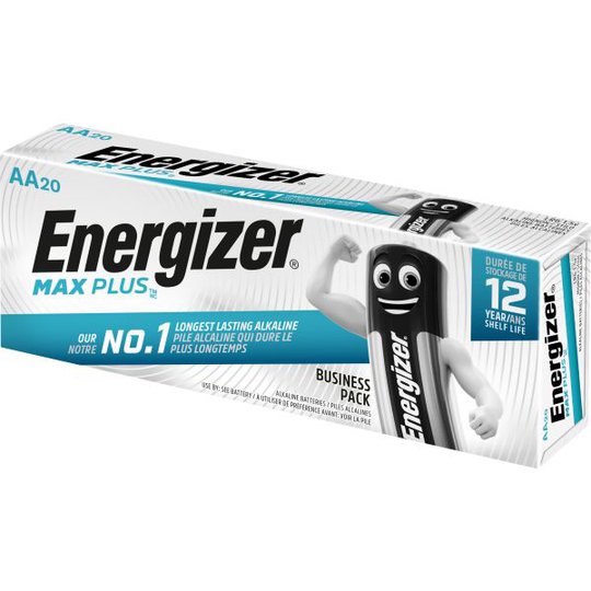 Energizer Max Plus Alkaliskt batteri AA, 1,5 V, 20-pack