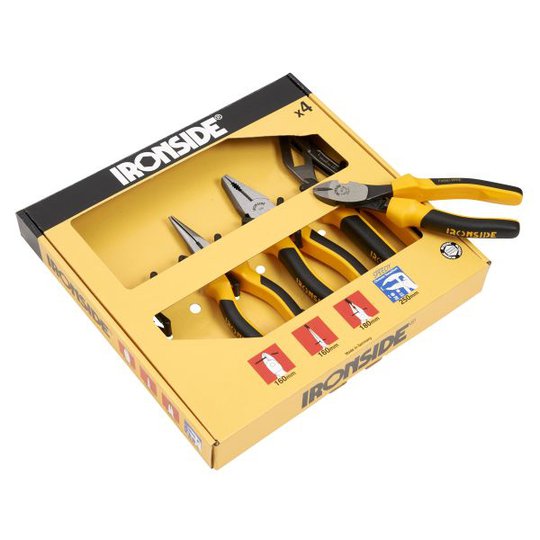 Ironside 121019 Tångset 4 delar, 160-250 mm