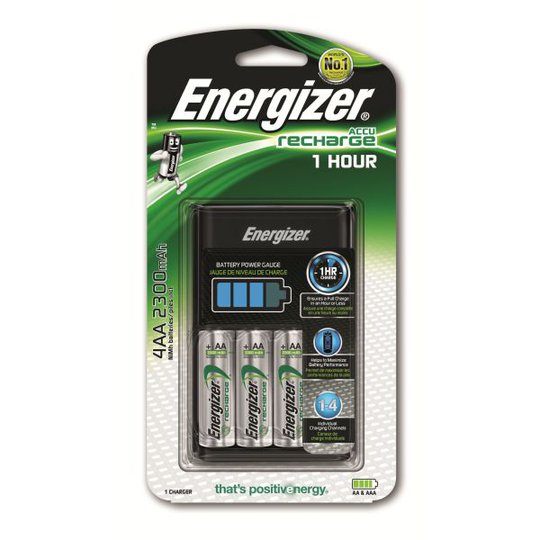 Energizer Accu Recharge Snabbladdare för AA/AAA
