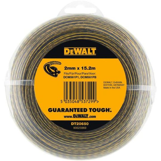 Dewalt DT20650 Trimmertråd 2mm x 15,2m