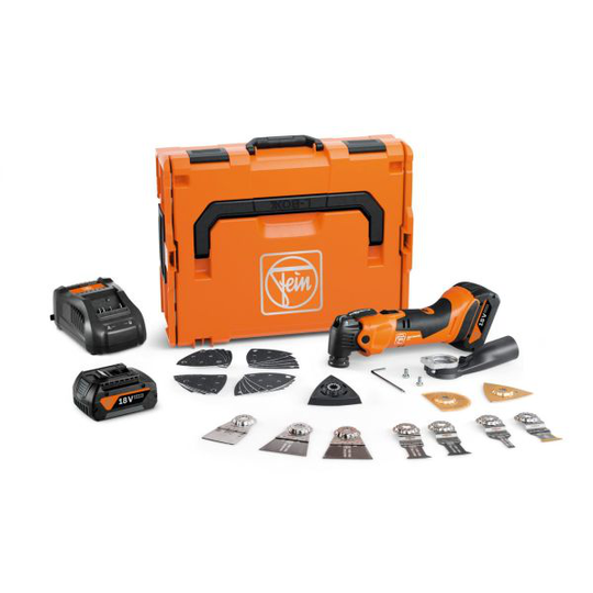 Fein MultiMaster AMM 500 Plus Top AS Multiverktyg med batteri och laddare