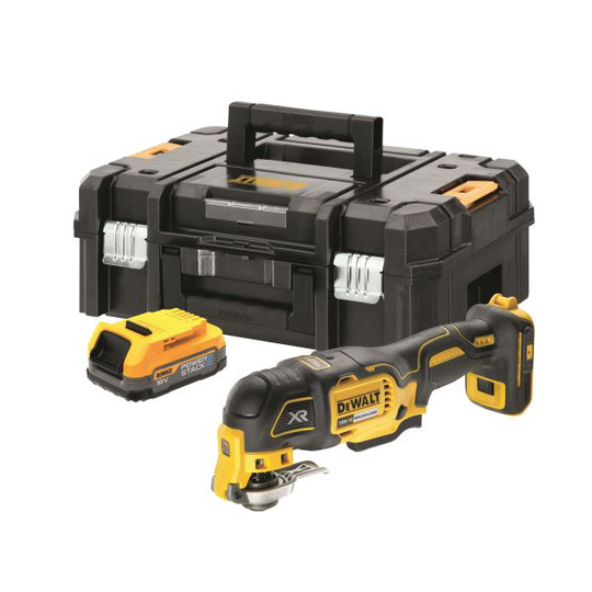 Dewalt DCS356E1T-XJ Multiverktyg med batteri, utan laddare