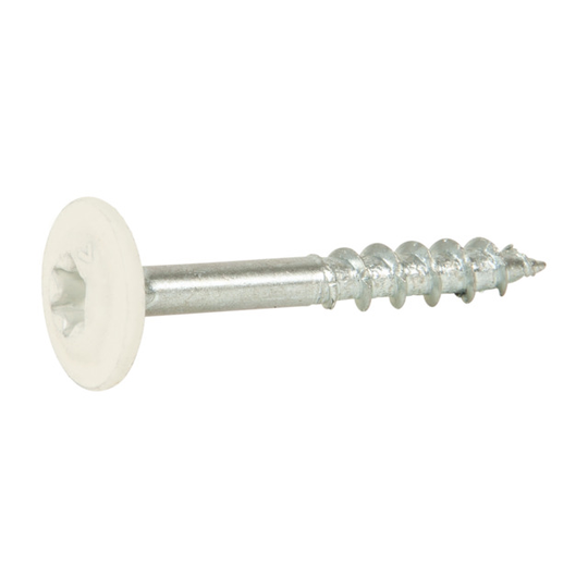 TRÄSKRUV KONSTRUKTION-W FZB+ VIT RAL9010 4,0X30 | Beijerbygg Byggmaterial