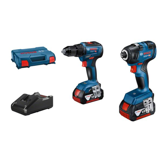 Bosch 0 601 9J2 108 Verktygspaket med batteri och laddare
