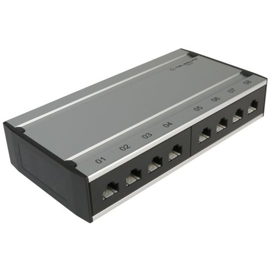Elko EKO02819 Patchbox väggmontering, C6 8 portar