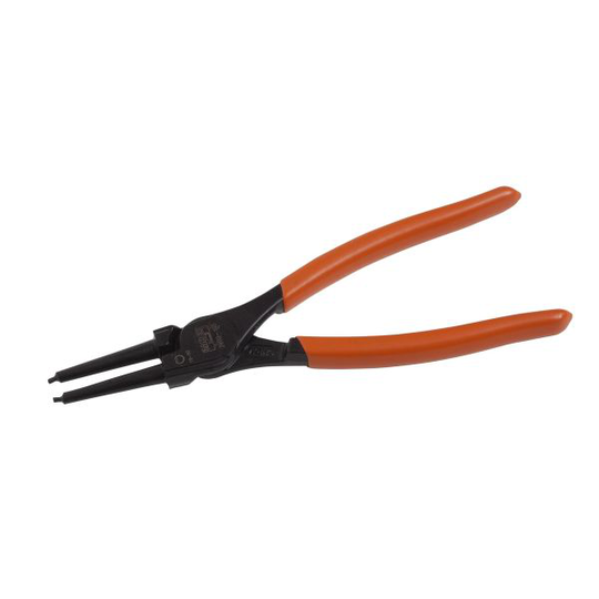 Bahco 0034567 Spårringstång invändig, rak 12-25 mm