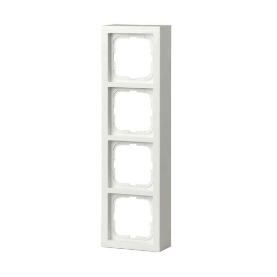 ABB Impressivo Förhöjningsram vit 4-fack