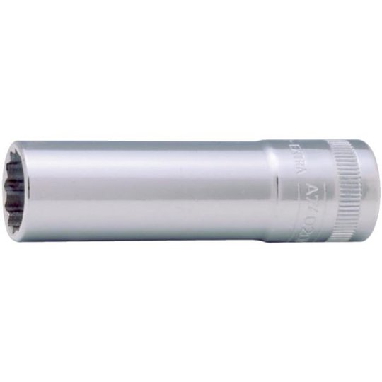 Bahco A7402DZ-1/2 Tolvkanthylsa 3/8", lång modell, tum 1/2"