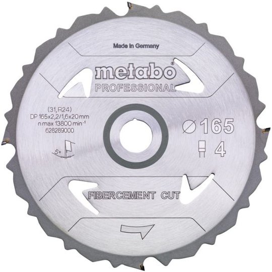 Metabo 628287000 Sågklinga 160x20 mm, 4T
