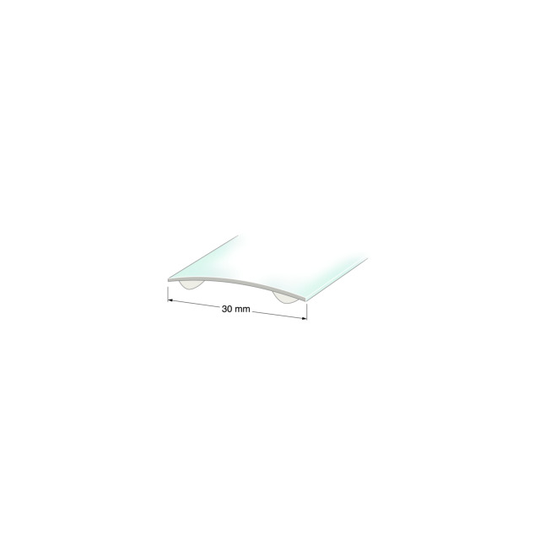 SKARVLIST 30 MM VITLACK 100CM FRP=12 ST NR 221 SJÄLVHÄFT | Beijerbygg Byggmaterial