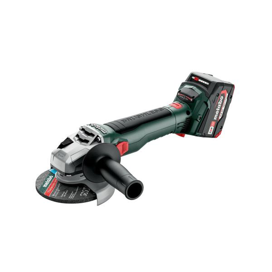 Metabo W 18 LT BL 11-125 Vinkelslip med batteri och laddare