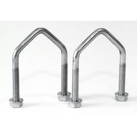 Televes 204751 Mastbygel med vingmuttrar, 2-pack 105 mm