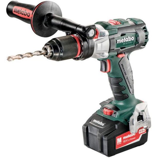 Metabo SB 18 LTX BL I Slagborrmaskin med 4,0Ah batterier och laddare