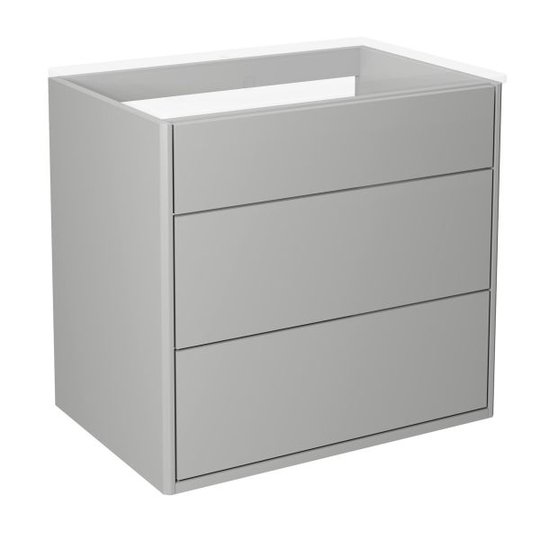 Gustavsberg Graphic Kommod 60 cm, utan tvättställ Grå