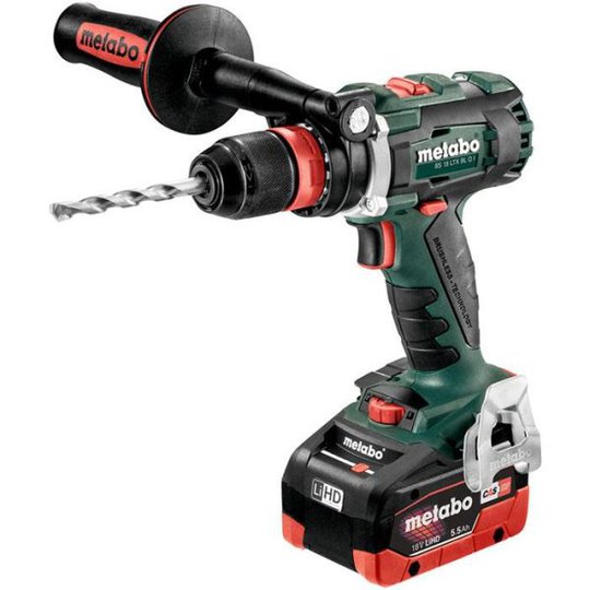 Metabo BS 18 LTX BL Q I Borrskruvdragare med 5,5Ah batterier och laddare