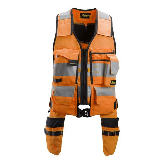 Snickers 4230 AllroundWork Verktygsväst varsel, orange XS