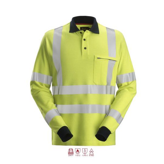 Snickers 2661 ProtecWork Skjorta varsel, gul XS