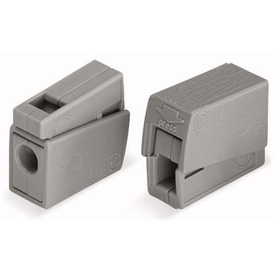 Wago 224-101 Toppklämma enkel ledarklämma, 100-pack
