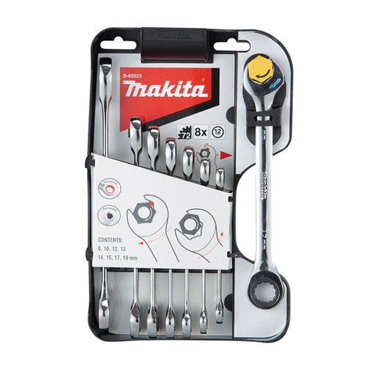 Makita B-65523 Spärrnyckelsats 8 delar