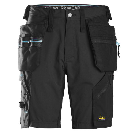 Snickers 6110 LiteWork Arbetsshorts Svart Strl 44