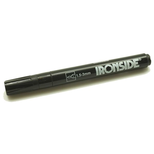 Ironside 100746 Märkpenna rund spets, 1.5-3 mm Svart, 10-pack