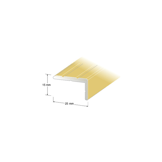 TRAPPNOS 25X15MM GULD 100CM | Beijerbygg Byggmaterial