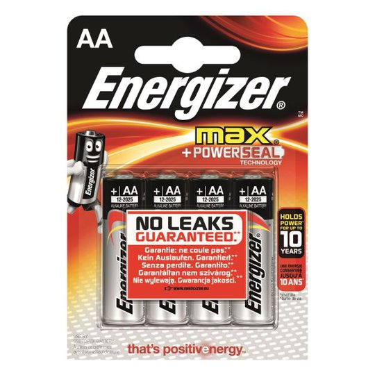Energizer 7638900341232 Batteri 1.5 V AA, 4-pack