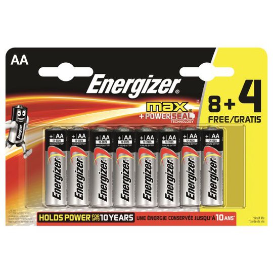 Energizer 7638900410273 Batteri 1.5 V, 12-pack
