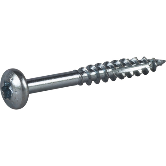 TRÄSKRUV ESSDRIVE KULLRIG SKALLE FZB 4,5X40MM | Beijerbygg Byggmaterial