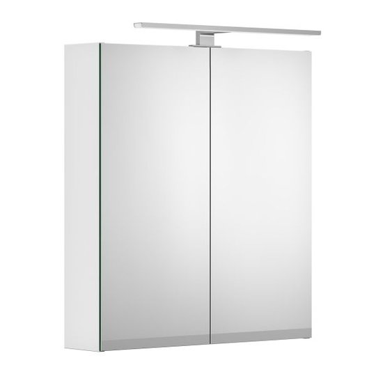 Gustavsberg Artic Spegelskåp 60 cm, integrerat eluttag Vit