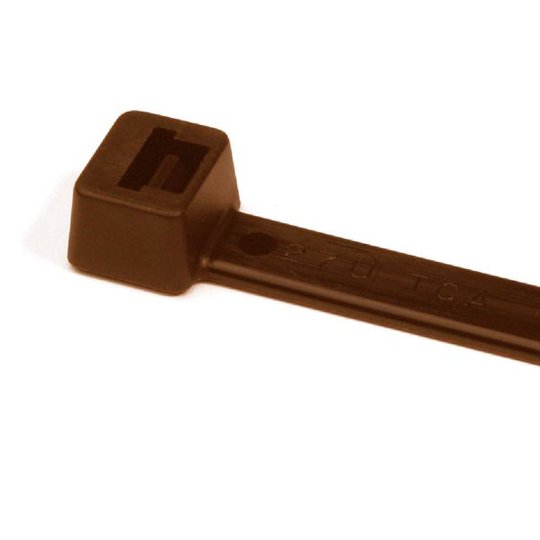 Hellermann Tyton 111-01122 Buntband polyamid, 100-pack 200 x 4,6 mm, brun