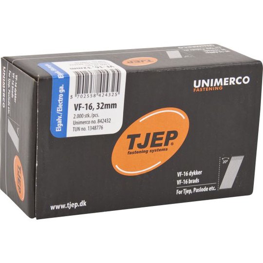 TJEP 842451 Dyckert VF16 FZB, 20°, 2000-pack 1,5 x 51 mm